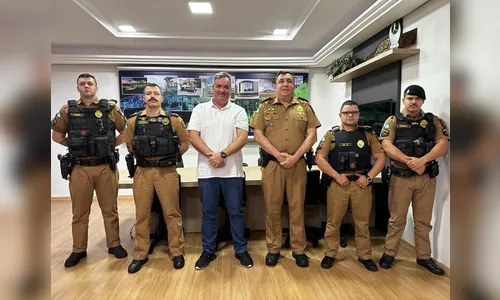 Comando do 10º BPM discute segurança com prefeito de Cambira