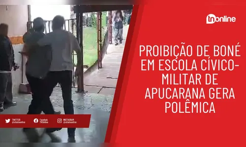 Proibição de boné em escola cívico-militar de Apucarana gera polêmica