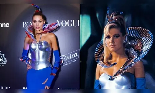 Sasha Meneghel recria look usado por Xuxa em filme há 35 anos