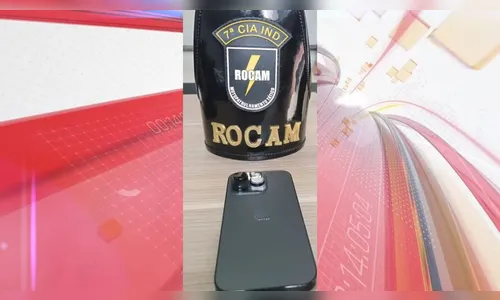 Ladrão furta iPhone 14 em loja de Arapongas e joga celular no bueiro