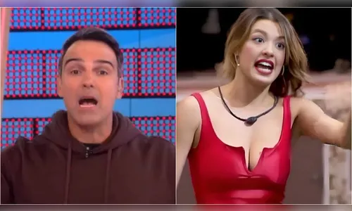 Tadeu Schmidt imita Bia ao vivo e diverte a web: 