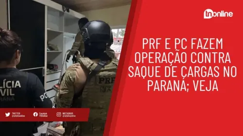 Veja como foi ação da polícia em operação contra saque de cargas no PR