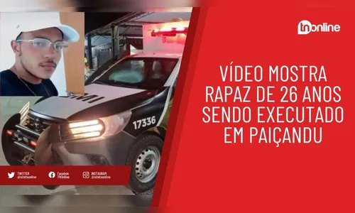 Vídeo mostra rapaz de 26 anos sendo executado em Paiçandu