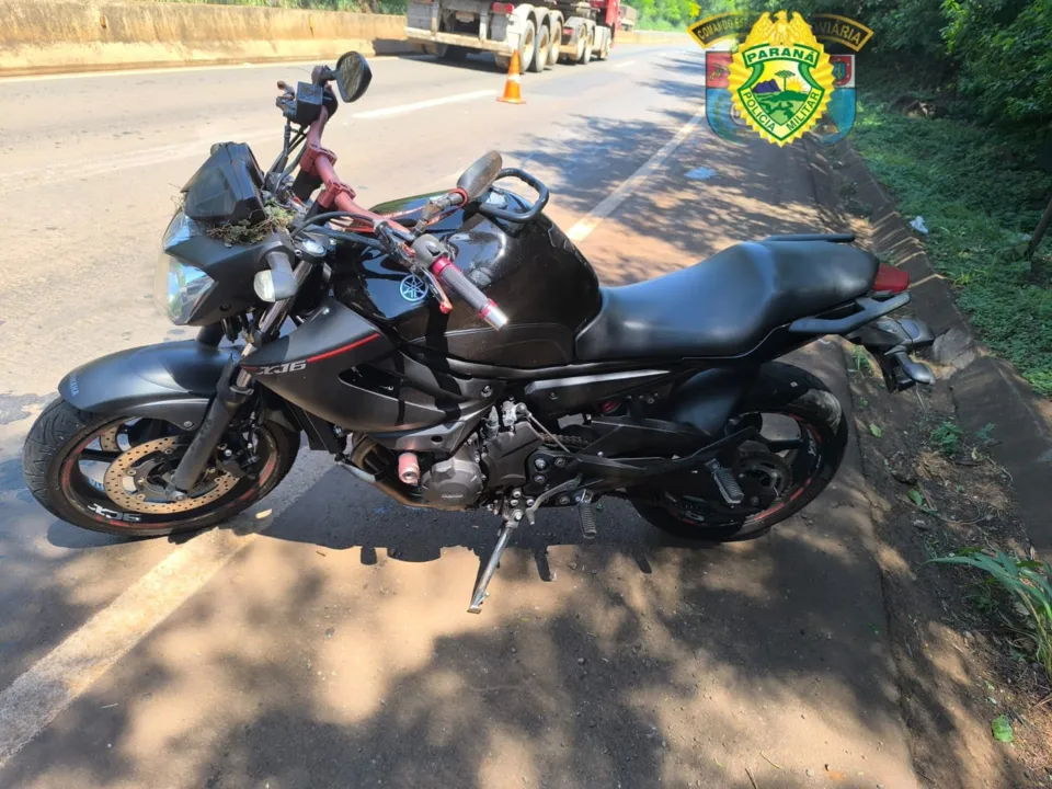 A vítima conduzia uma Yamaha XJ6