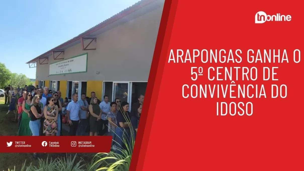 Arapongas ganha o 5º Centro de Convivência do Idoso