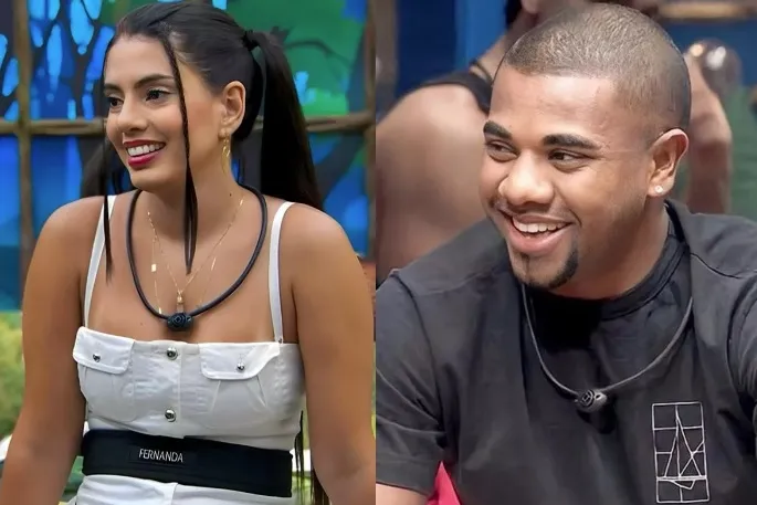 Fernanda e Davi, do BBB 24