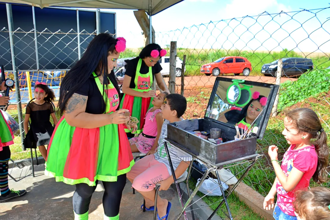 Inauguração contou com recreação infantil