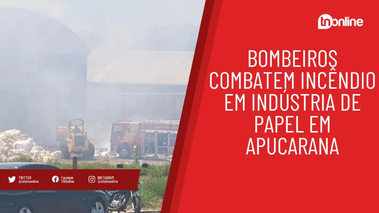 Incêndio é registrado em empresa no Parque Industrial Zona Oeste