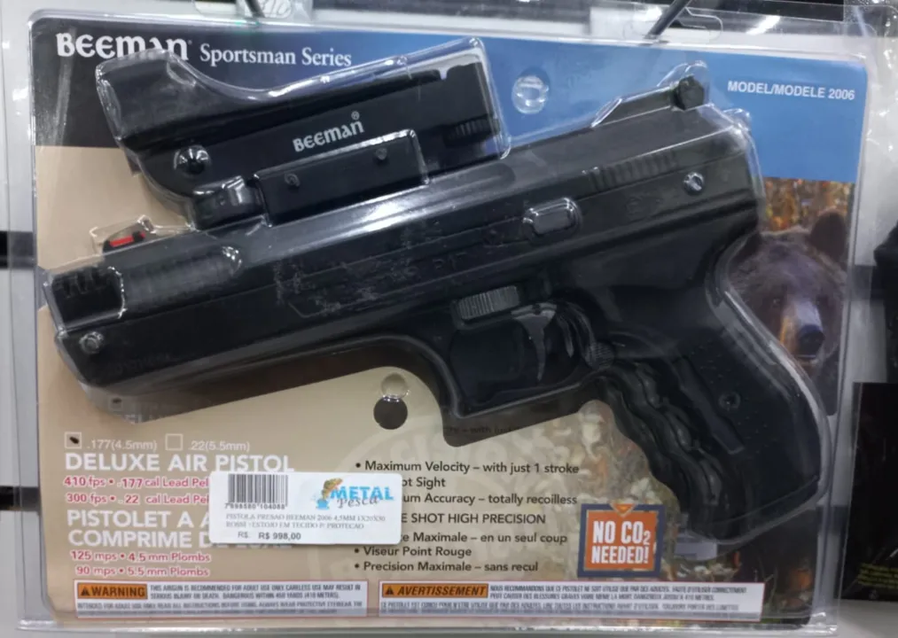 Nove pistolas de airsoft furtadas de loja são recuperadas pela PM