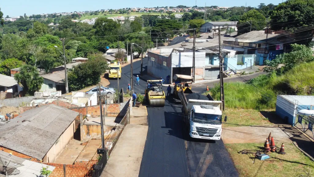 Rua Rafael Sorpili, na zona norte da cidade