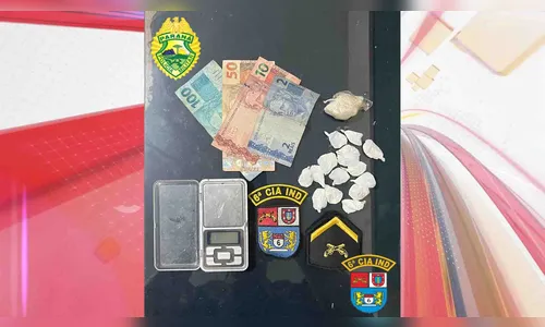 Homem é preso em flagrante por tráfico de drogas em Rio Branco do Ivaí