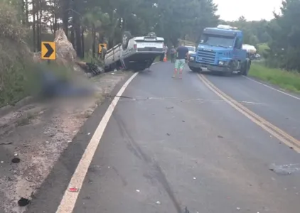 Acidente aconteceu em trecho urbano de Ponta Grossa