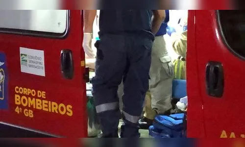 Acidente entre carro e moto na Rua Faxinal em Ivaiporã deixa um ferido