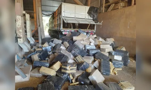 PRF apreende quase 6 toneladas de maconha dentro de caminhão no PR