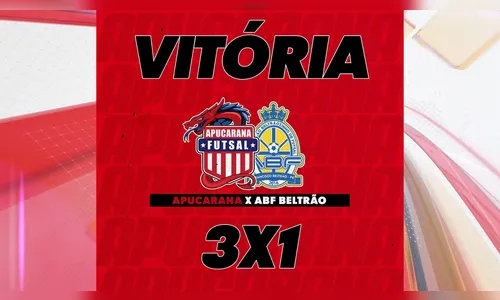 Apucarana Futsal vence de virada na estreia da Série Prata