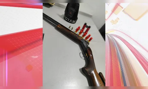 Homem não aceita término, atira para cima e tem arma apreendida