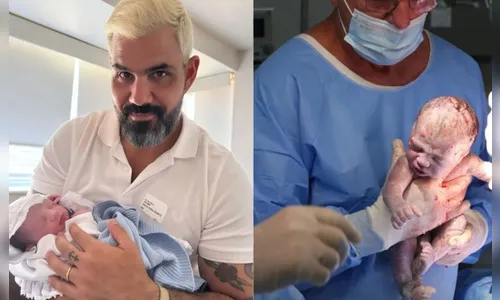 Nasceu: Juliano Cazarré compartilha fotos de Estêvão, seu sexto filho