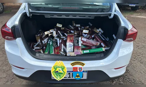 PRE apreende cigarros contrabandeados em Arapongas