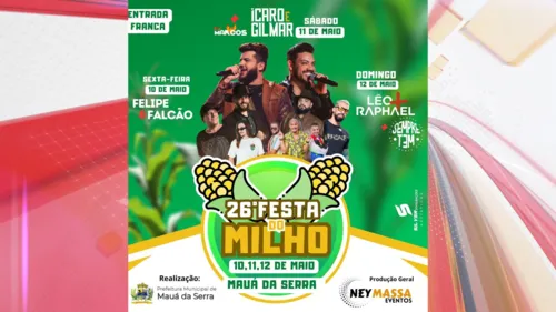 Cartaz de divulgação da festa