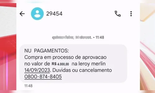 Morador da região perde R$ 11 mil após golpe da 'compra aprovada'