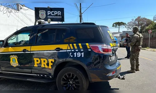 PRF e PCPR prendem cinco pessoas em operação contra o roubo de cargas