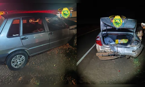 Morador de Rolândia fica ferido após colisão entre carros na PR-445
