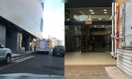 Fumaça no Shopping Centronorte mobiliza bombeiros em Apucarana