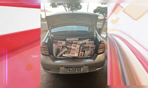 Motorista é preso com 6 mil maços de cigarro na PR-444 em Arapongas