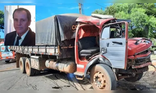 Morre motorista de caminhão atingido por trem em Jandaia do Sul