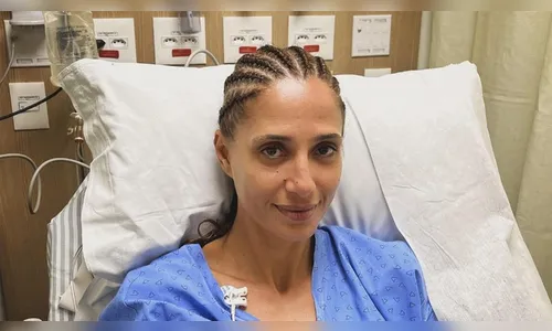Camila Pitanga aparece em hospital e revela diagnóstico