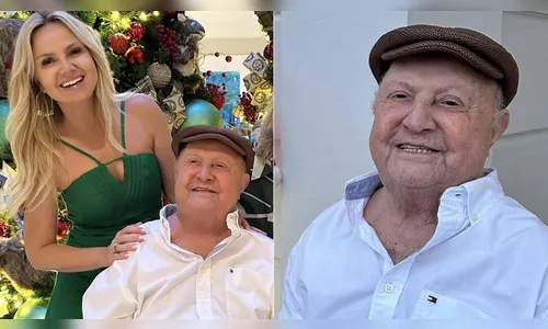 Pai da apresentadora Eliana morre aos 92 anos de idade