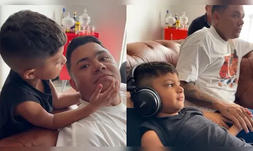 Felipe Araújo emociona ao falar sobre autismo do filho: 