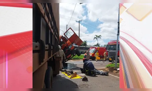 Homem morre após grave batida entre caminhão e carreta em Londrina