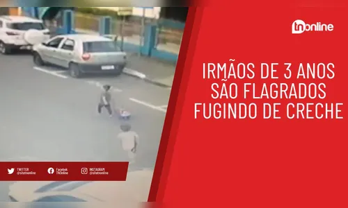 Irmãos pegam mochilas e fogem de creche em Santa Catarina