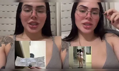 Vizinha ameaça influencer por andar de pijama curto pelo prédio