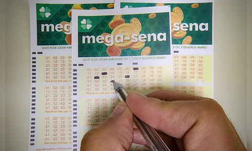 Confira as dezenas sorteadas da Mega-Sena acumulada