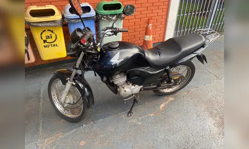 Após fuga, Polícia Militar recupera moto furtada em Apucarana