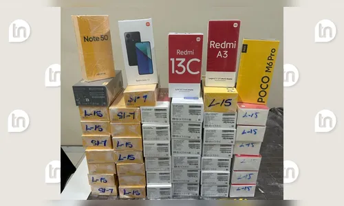 Celulares são apreendidos pela PRE com passageira de carro de app