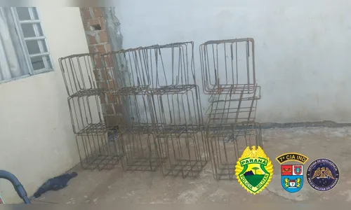 PM recupera ferragens furtadas em Arapongas e mulher acaba detida