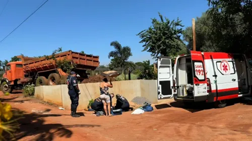 O Samu e o Corpo de Bombeiros estiveram no local