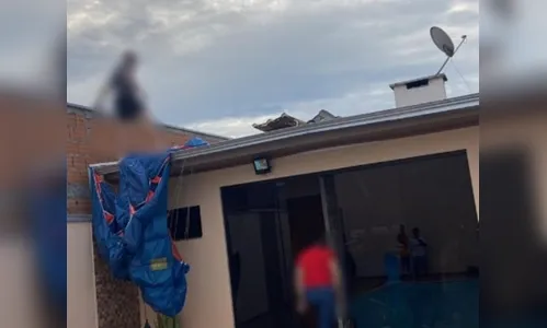 Vídeo mostra queda de paraquedista no Paraná; assista