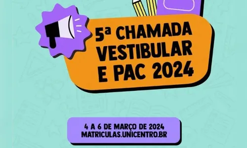 Período de matrícula de 2024 da Unicentro acaba nesta quarta (6)