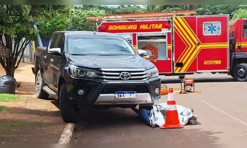 Mulher morre ao ser atropelada pelo próprio veículo