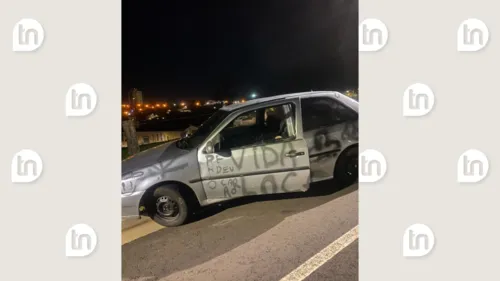 O carro foi encontrado na região do Residencial Cazarin.