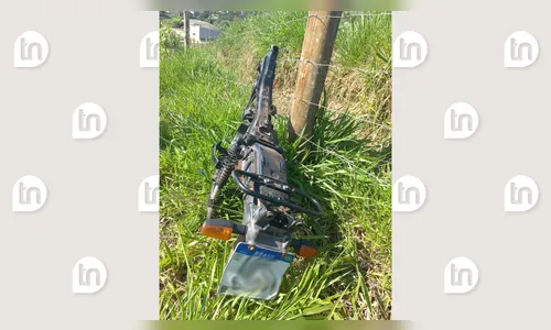 PM encontra quadro de moto depenado no Jardim Apucarana