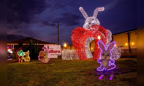 Em clima de Páscoa, Arapongas adquire decoração especial no centro