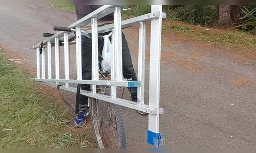 Suspeito foge após furto de escada em residência de Ivaiporã