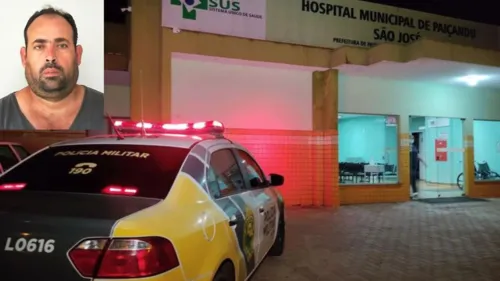 O homem morreu no hospital