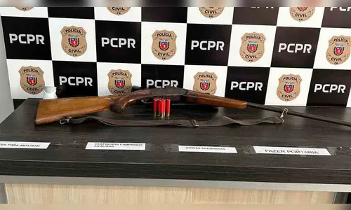 Homem é preso por posse ilegal de arma em caso de violência doméstica