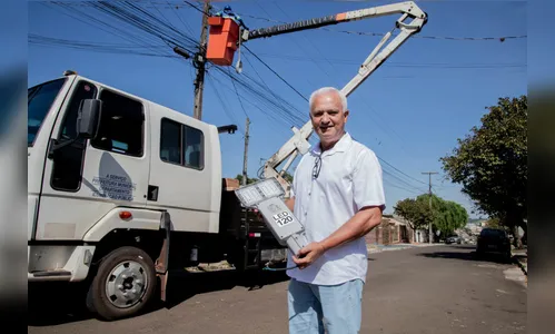 Residencial Franca e Vitória Régia ganham iluminação em LED